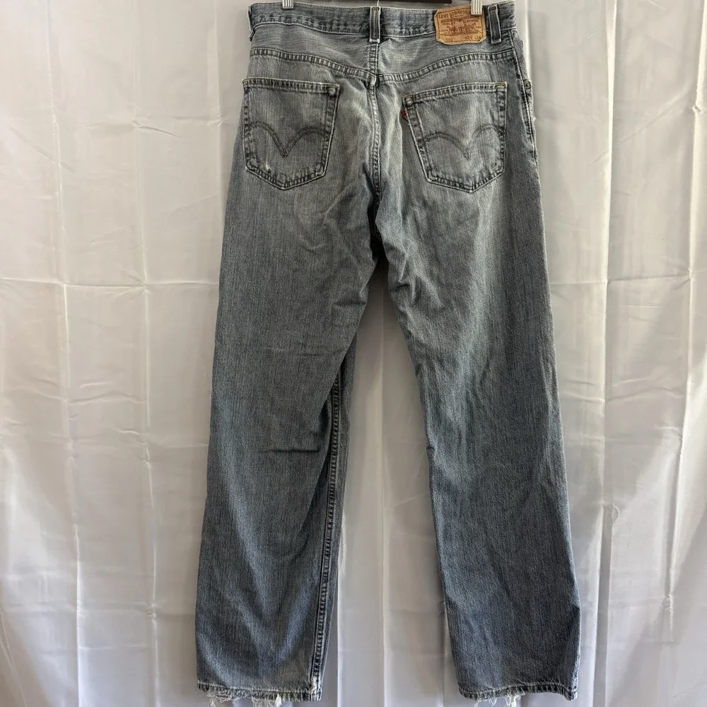Vintage Levis 559 Jeans Mens Relaxed Straight Med Wash Denim 34x34 Fit 33x33 Y2K